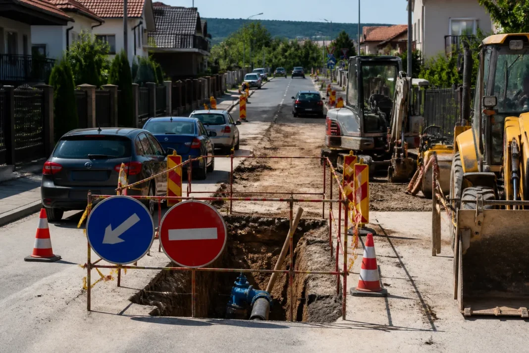 Florești: strada Crizantemelor se închide pe 20 august pentru repararea rețelei de apă