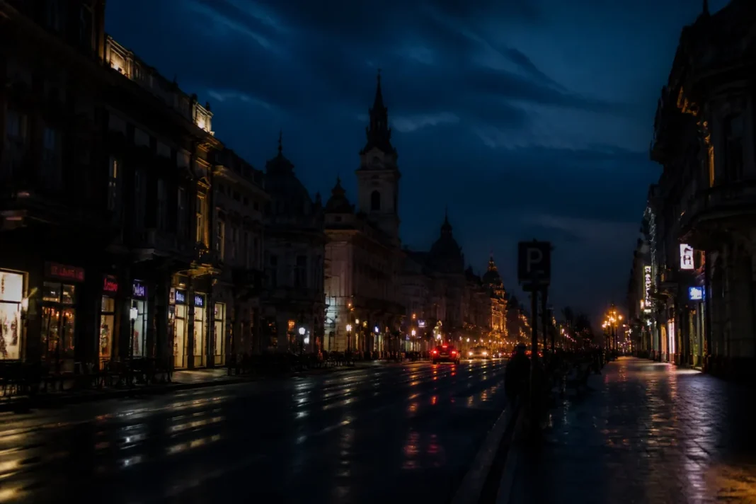 Oradea stinge luminile mai târziu pentru a salva energia națională