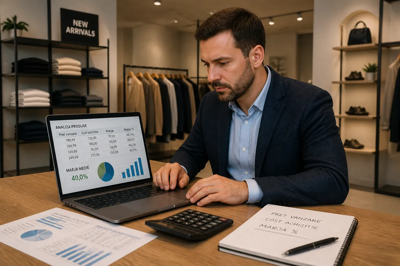 calculul marjei comerciale în retail și servicii
